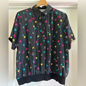 Vintage Alfred Dunner Women’s Blouse. Size 40/20W. EUC. Retro print.